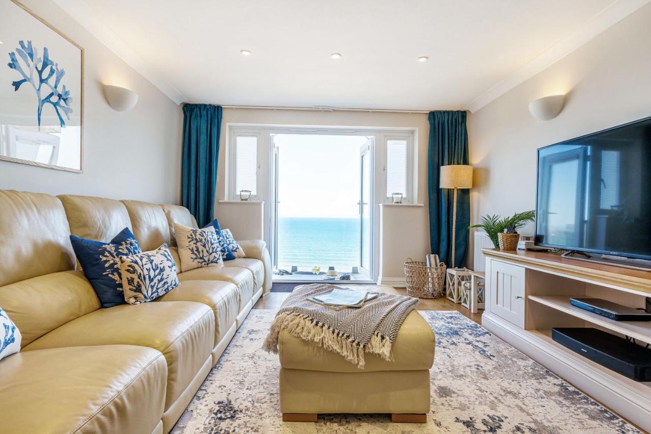 Carbis Bay - Luxury 3 Bed Penthouse Apartment With Sea Views Parking Sauna Balcony エクステリア 写真