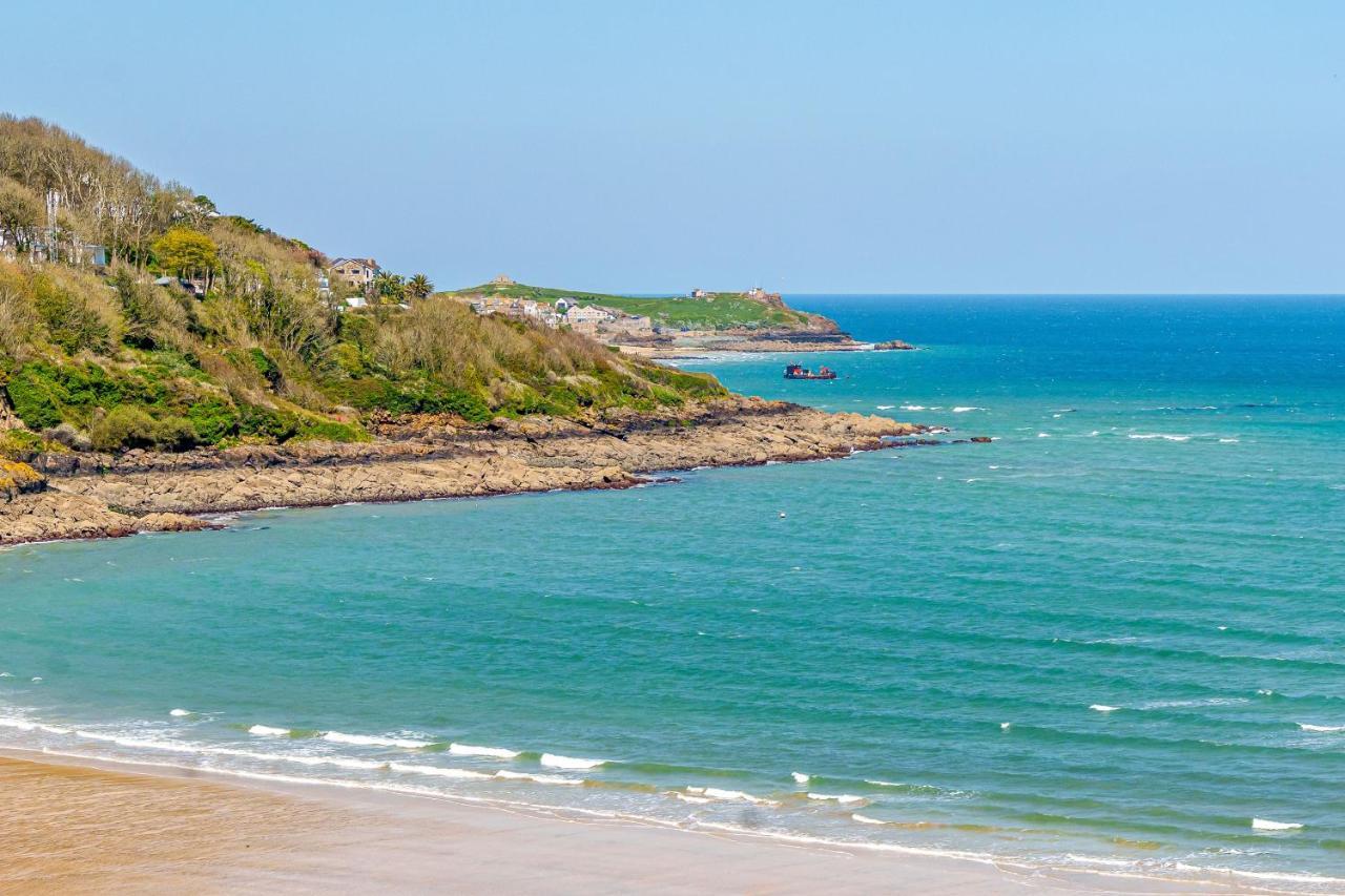 Carbis Bay - Luxury 3 Bed Penthouse Apartment With Sea Views Parking Sauna Balcony エクステリア 写真
